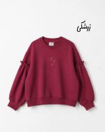بلوز گلدوزی آستین چیندار - تصویر 3